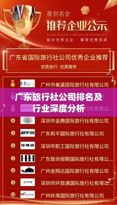 广东旅行社公司排名及行业深度分析