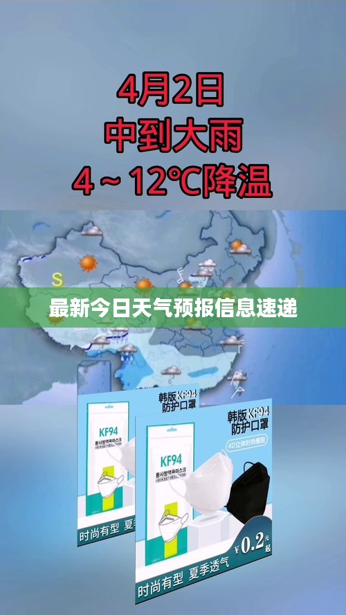 最新今日天气预报信息速递