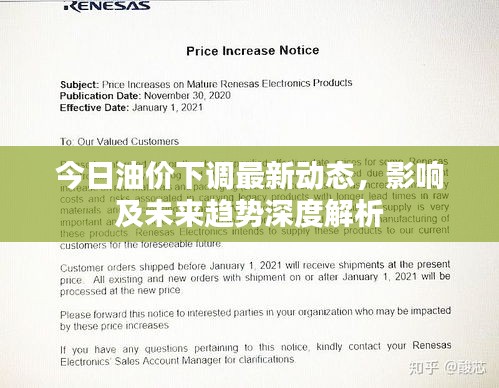 今日油价下调最新动态,影响及未来趋势深度解析