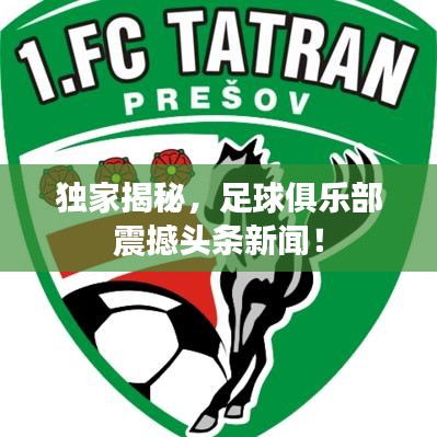 独家揭秘，足球俱乐部震撼头条新闻！