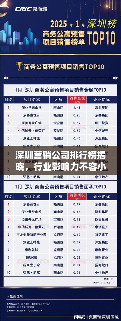 深圳营销公司排行榜揭晓,行业影响力不容小觑