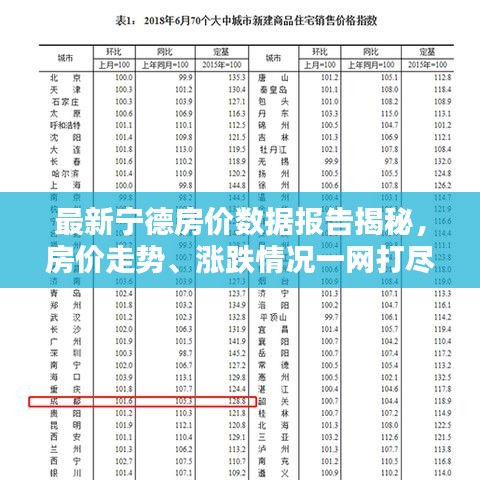 最新宁德房价数据报告揭秘，房价走势、涨跌情况一网打尽