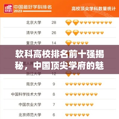 软科高校排名前十强揭秘，中国顶尖学府的魅力与实力解读
