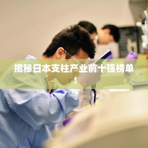 揭秘日本支柱产业前十强榜单!