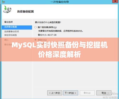 MySQL实时快照备份与挖掘机价格深度解析