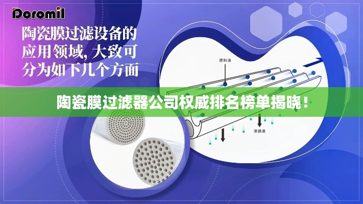 陶瓷膜过滤器公司权威排名榜单揭晓！