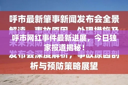 呼市网红事件最新进展,今日独家报道揭秘!