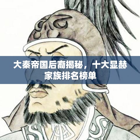 大秦帝国后裔揭秘,十大显赫家族排名榜单