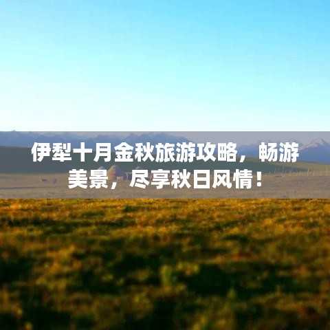 伊犁十月金秋旅游攻略，畅游美景，尽享秋日风情！