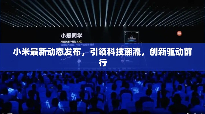 小米最新动态发布,引领科技潮流,创新驱动前行