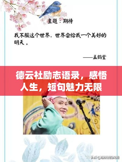 德云社励志语录，感悟人生，短句魅力无限