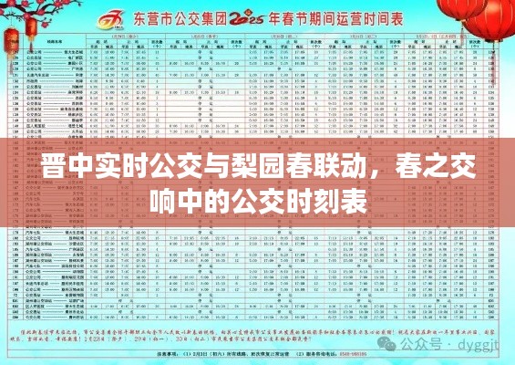 晋中实时公交与梨园春联动，春之交响中的公交时刻表