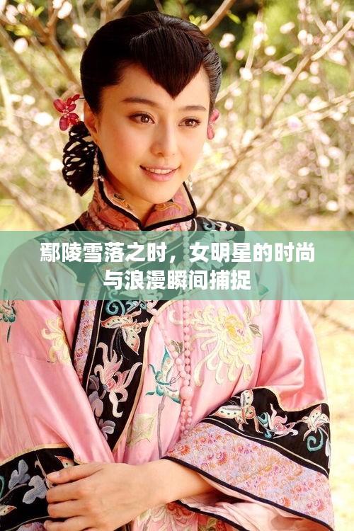 鄢陵雪落之时,女明星的时尚与浪漫瞬间捕捉