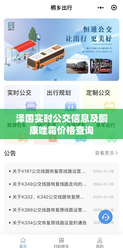 泽国实时公交信息及酮康唑霜价格查询