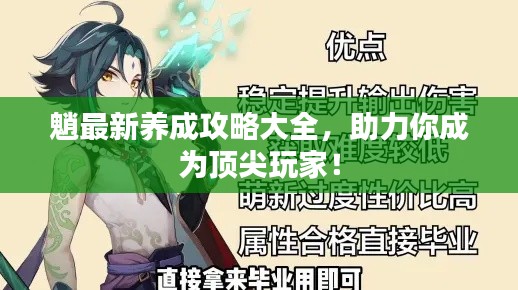 魈最新养成攻略大全，助力你成为顶尖玩家！