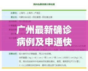 广州最新确诊病例及申通快递邮费价格表揭秘