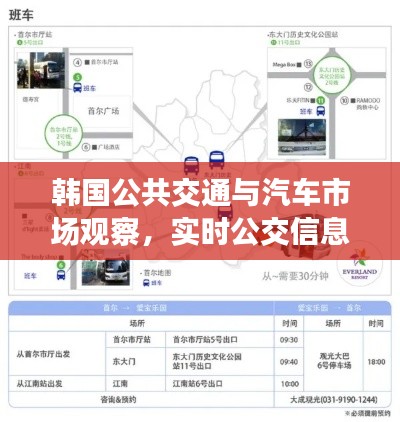 韩国公共交通与汽车市场观察，实时公交信息与景逸最新报价一网打尽