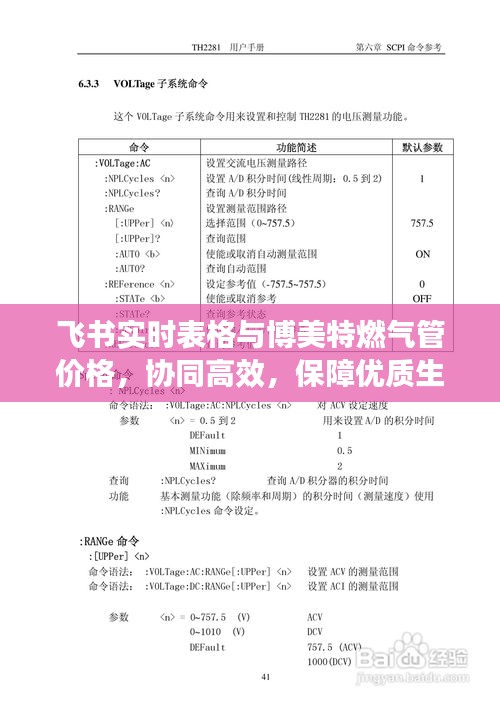 飞书实时表格与博美特燃气管价格,协同高效,保障优质生活