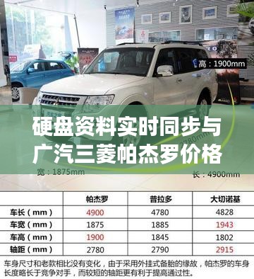 硬盘资料实时同步与广汽三菱帕杰罗价格,正反两面论述及均衡观点探讨