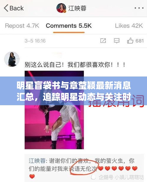 明星盲袋书与章莹颖最新消息汇总,追踪明星动态与关注时事热点