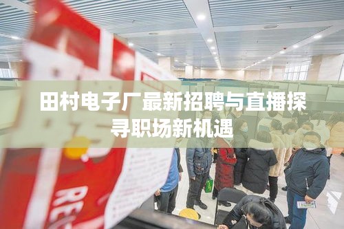 田村电子厂最新招聘与直播探寻职场新机遇