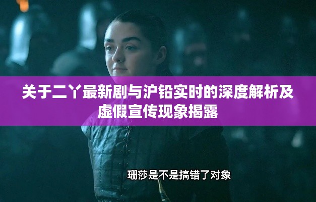 关于二丫最新剧与沪铅实时的深度解析及虚假宣传现象揭露
