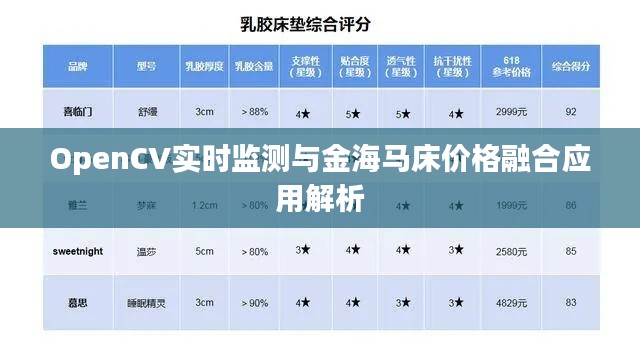 OpenCV实时监测与金海马床价格融合应用解析