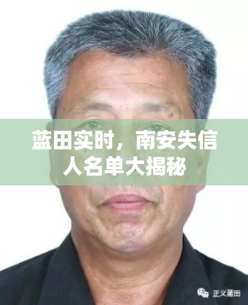 蓝田实时,南安失信人名单大揭秘