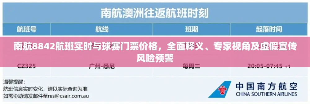 南航8842航班实时与球赛门票价格,全面释义、专家视角及虚假宣传风险预警