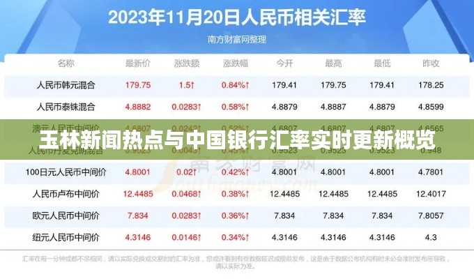 玉林新闻热点与中国银行汇率实时更新概览