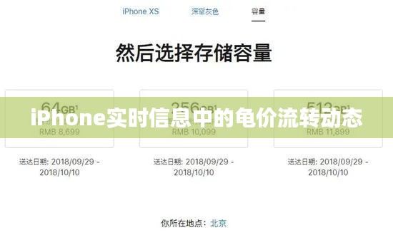 iPhone实时信息中的龟价流转动态