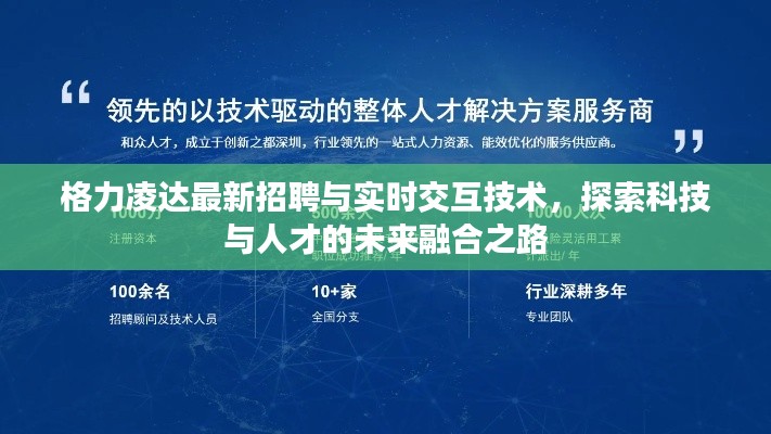 格力凌达最新招聘与实时交互技术，探索科技与人才的未来融合之路