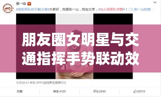 朋友圈女明星与交通指挥手势联动效应的深度解析