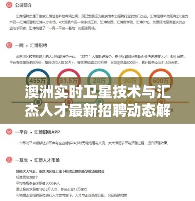 澳洲实时卫星技术与汇杰人才最新招聘动态解析