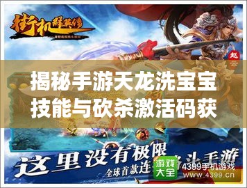 揭秘手游天龙洗宝宝技能与砍杀激活码获取攻略,市场反响及未来展望