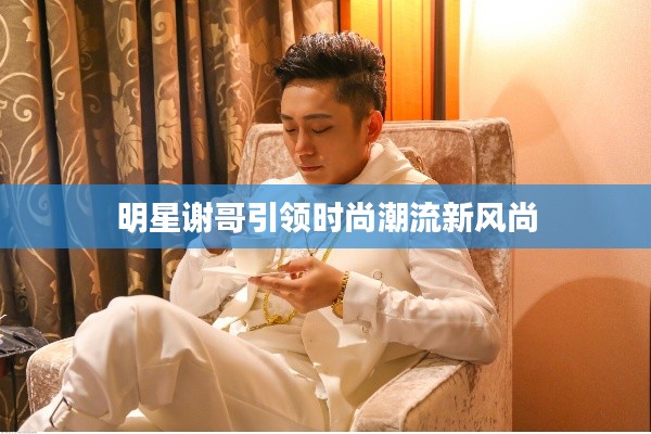 明星谢哥引领时尚潮流新风尚