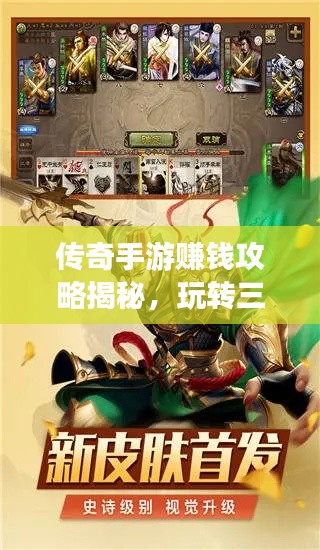 传奇手游赚钱攻略揭秘,玩转三国杀破解激活码轻松获利!