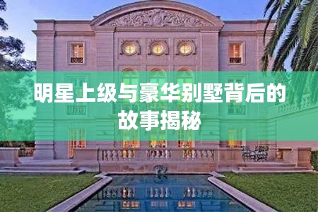 明星上级与豪华别墅背后的故事揭秘