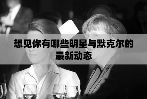 想见你有哪些明星与默克尔的最新动态
