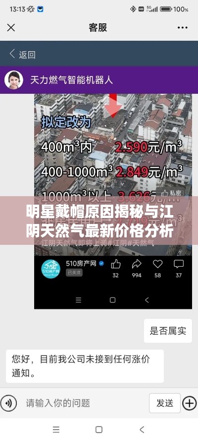 明星戴帽原因揭秘与江阴天然气最新价格分析（2021版）