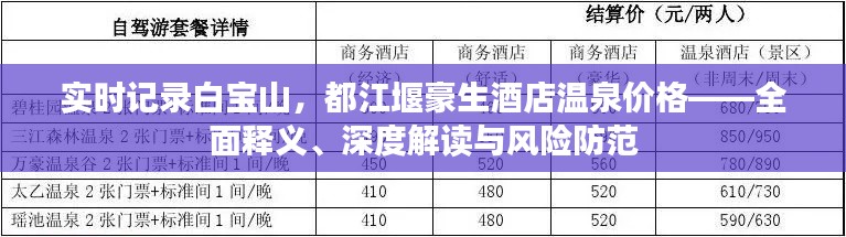 实时记录白宝山,都江堰豪生酒店温泉价格——全面释义、深度解读与风险防范