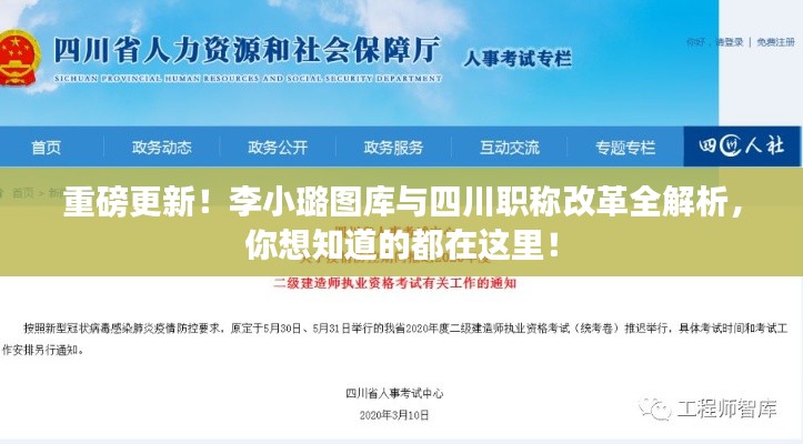 重磅更新！李小璐图库与四川职称改革全解析，你想知道的都在这里！