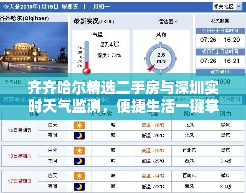 齐齐哈尔精选二手房与深圳实时天气监测，便捷生活一键掌握