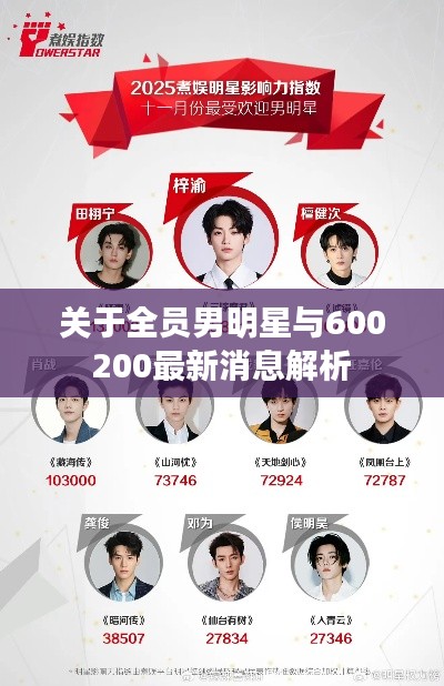 关于全员男明星与600200最新消息解析