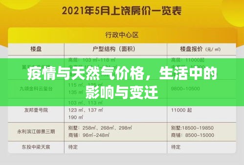 疫情与天然气价格,生活中的影响与变迁