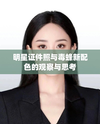 明星证件照与毒蜂新配色的观察与思考