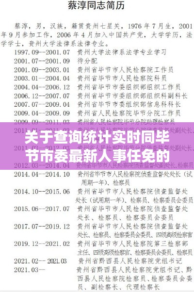 关于查询统计实时同毕节市委最新人事任免的解读与警示