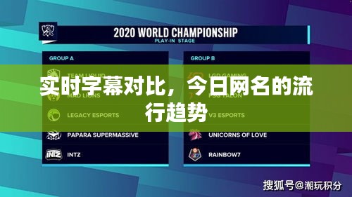 实时字幕对比，今日网名的流行趋势