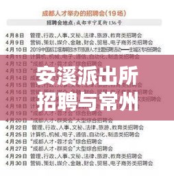 安溪派出所招聘与常州湿度实时播报,初中生必知资讯汇总