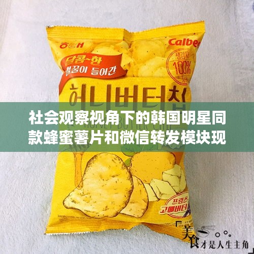 社会观察视角下的韩国明星同款蜂蜜薯片和微信转发模块现象解析,本质、表现、成因与破局策略